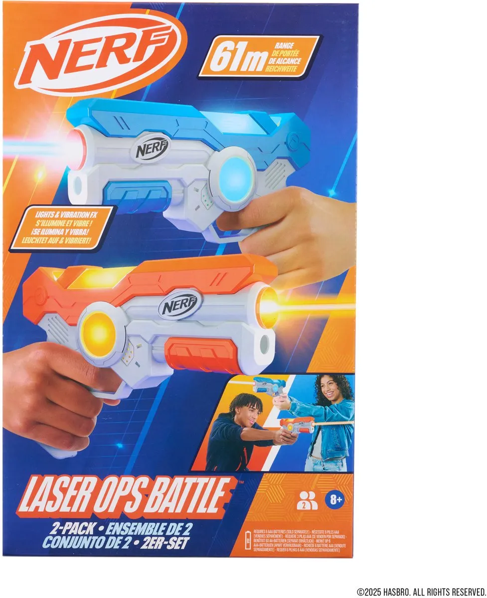 Hasbro Nerf Laser Ops Arena Value 2 Pack - Multicolor
