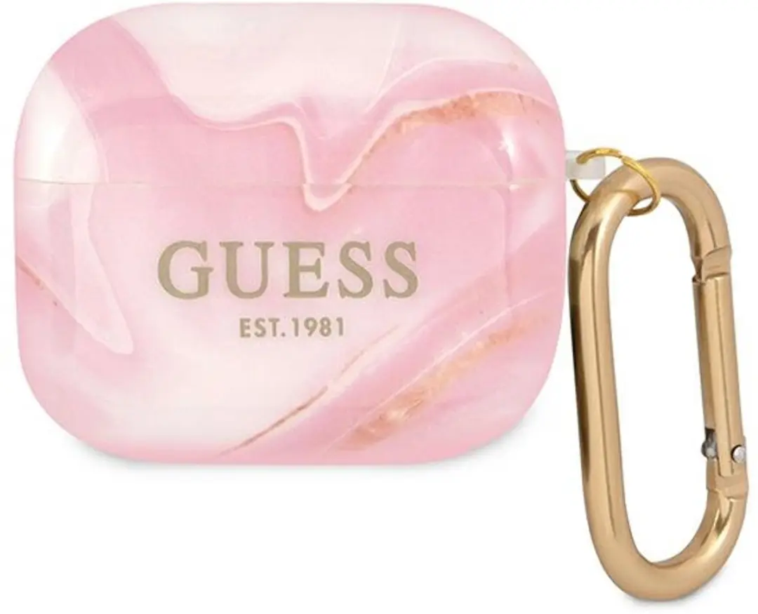 GUESS Marble Collection AirPods 3 Hoes - Roze - 3666339010195
