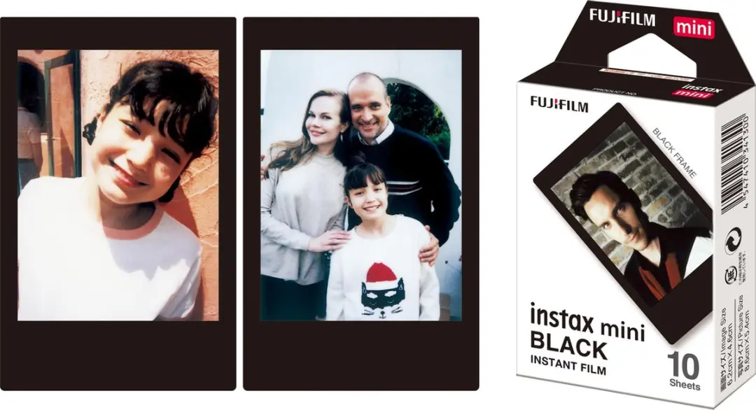 FUJIFILM instax Mini Kleurfilm 10 Stuks - Zwart Frame