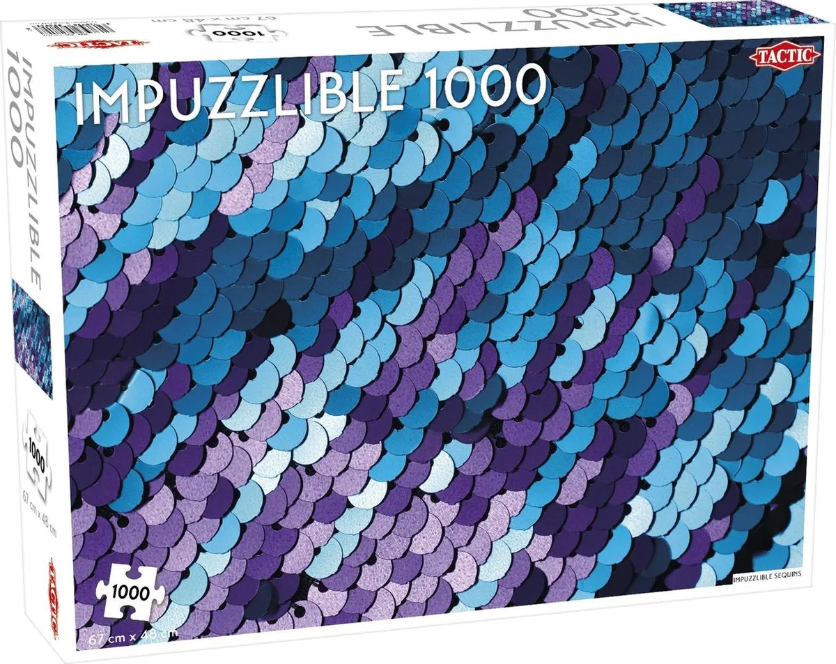 Tactic Impuzzlible Sequins Puzzel 1000 Stukjes