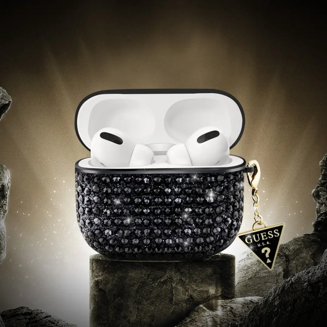 Guess AirPods Pro Hoesje - Zwart - 3666339120603