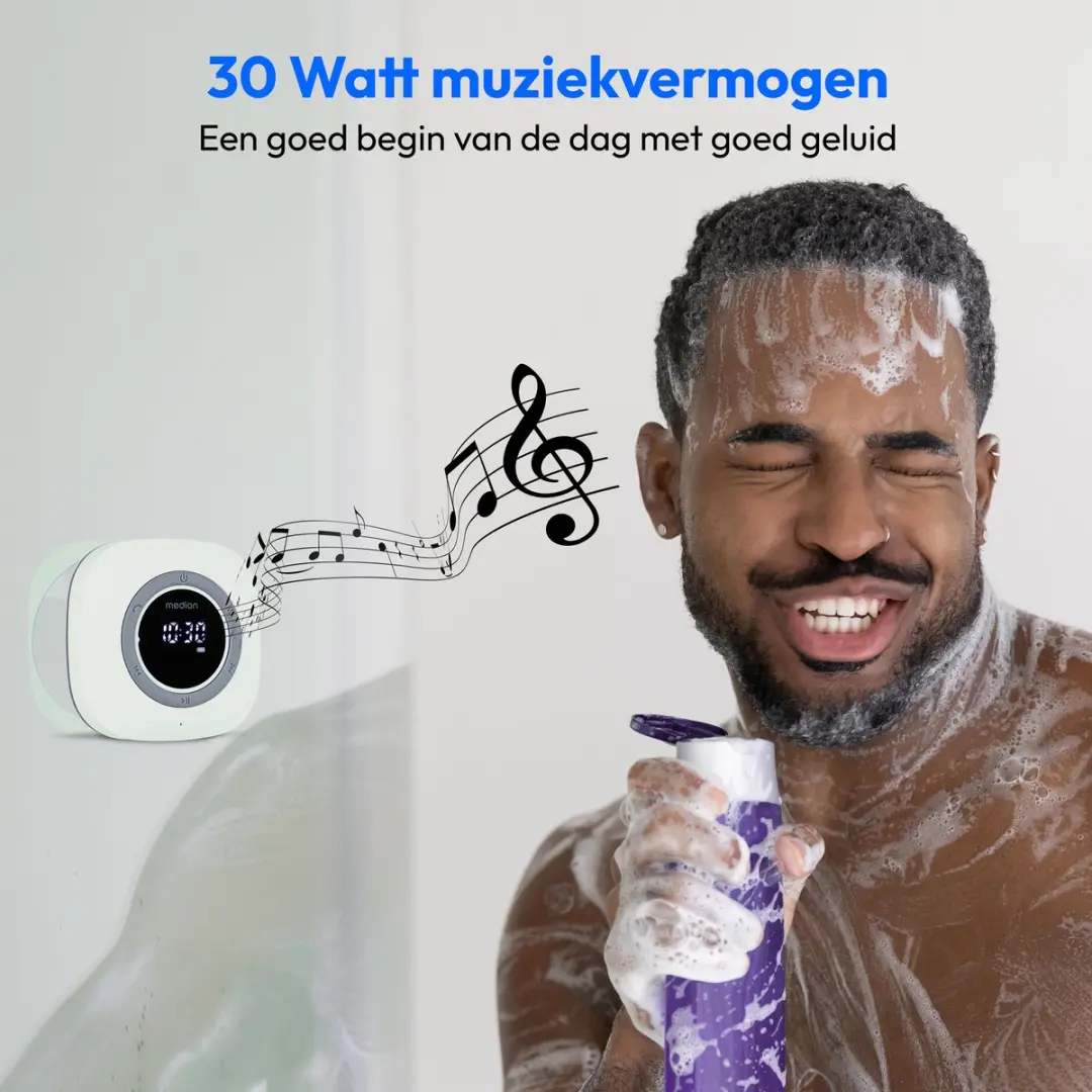 Medion S66884 Doucheradio MD43884 - 3W - IPX6 - Groen