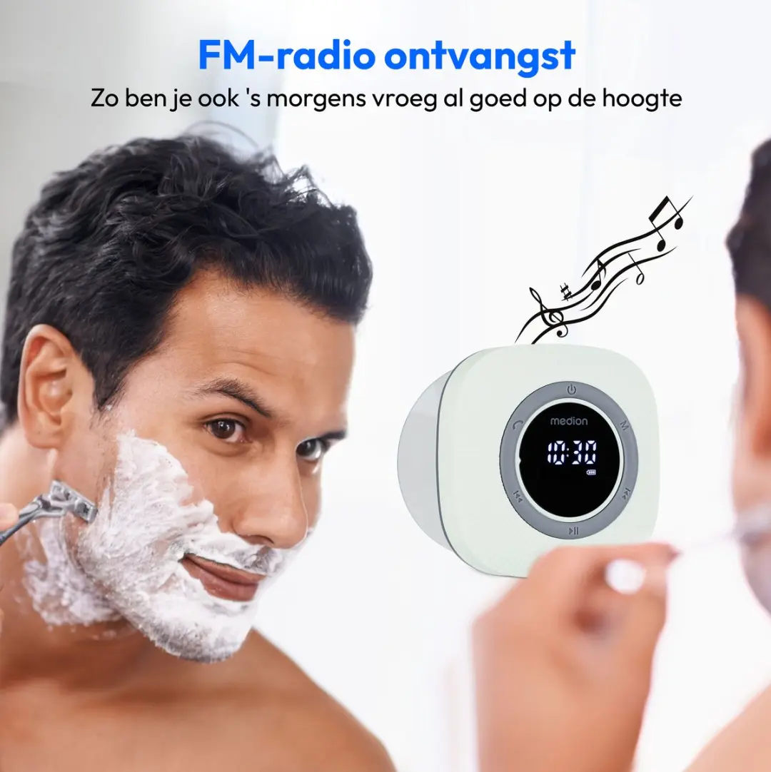 Medion S66884 Doucheradio MD43884 - 3W - IPX6 - Groen