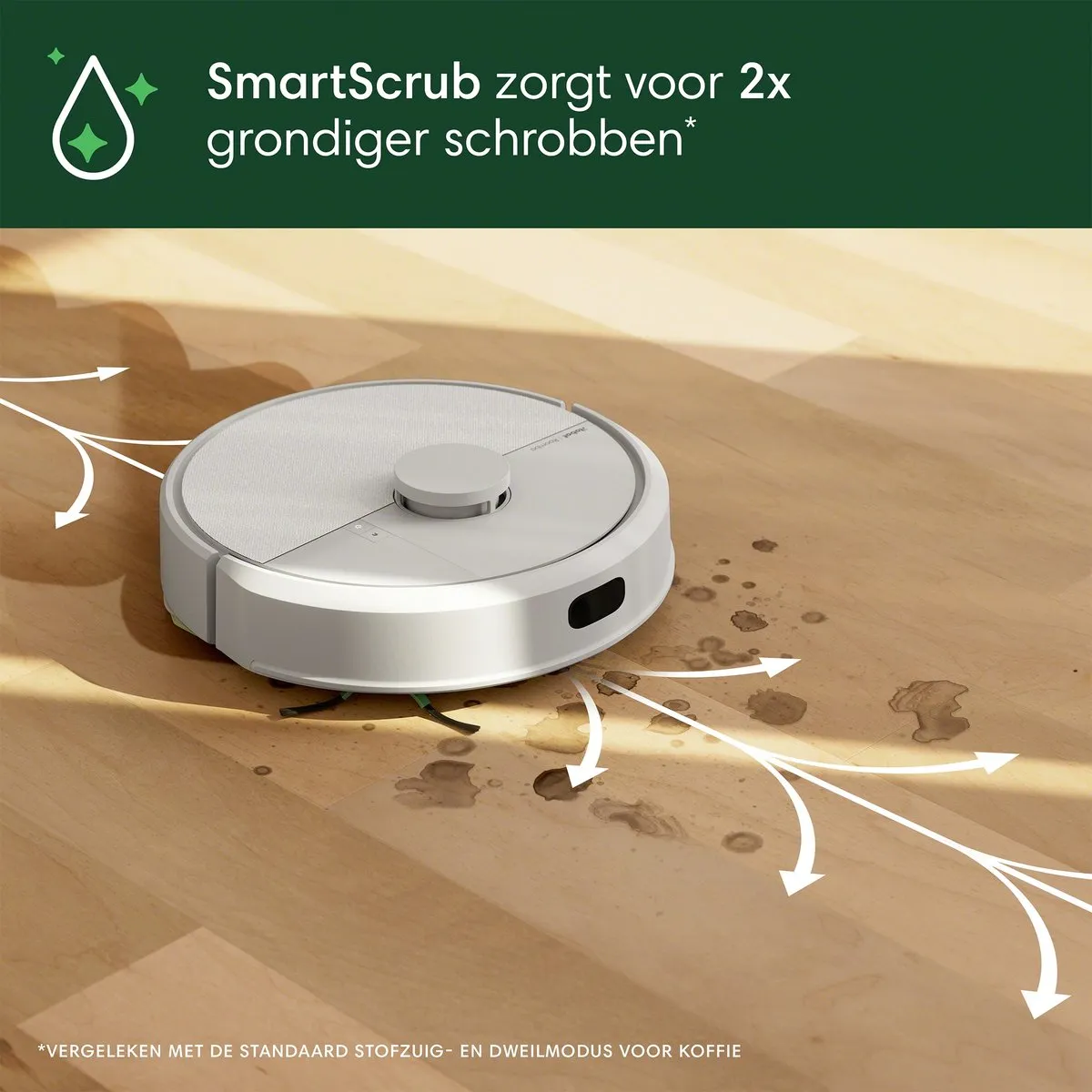 iRobot Roomba 105 Combo Y311240 Robotstofzuiger - Wit