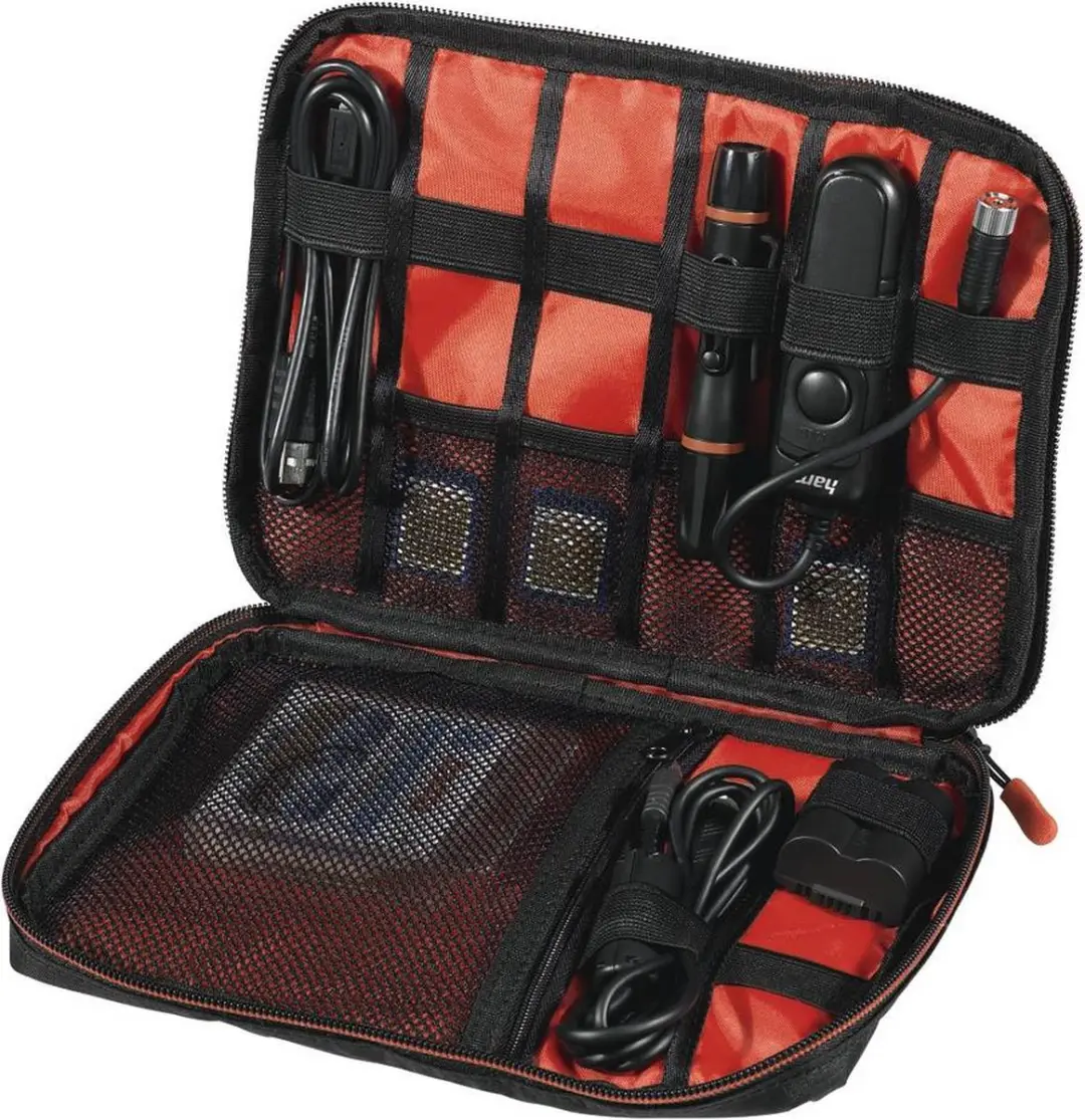Hama Fancy Organizer Camera-accessoires M - Zwart - afbeelding 2 van 6
