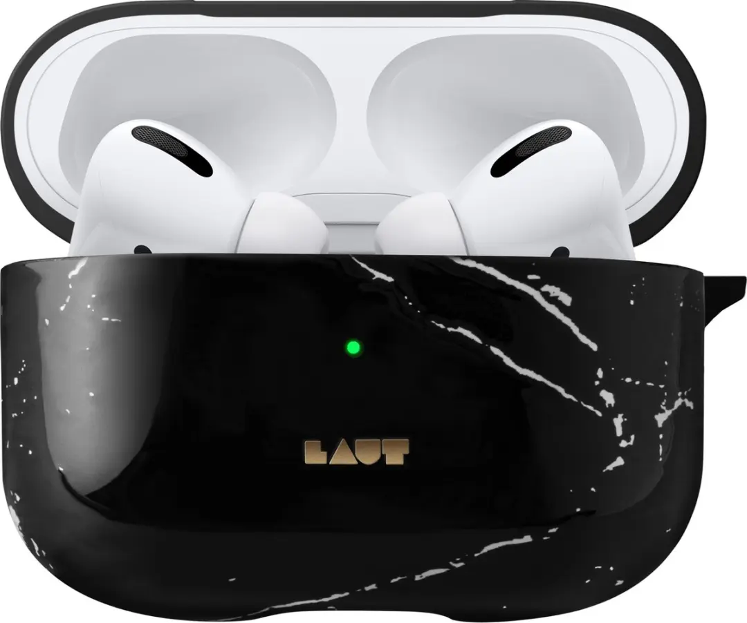 Laut Huex Element Marmer Hoesje AirPods Pro - Zwart