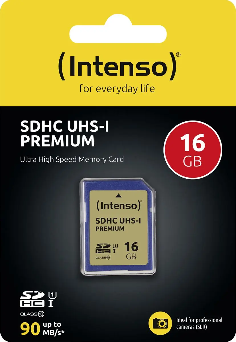 Intenso SDHC UHS-I Premium 16GB Class 10 - 3421470