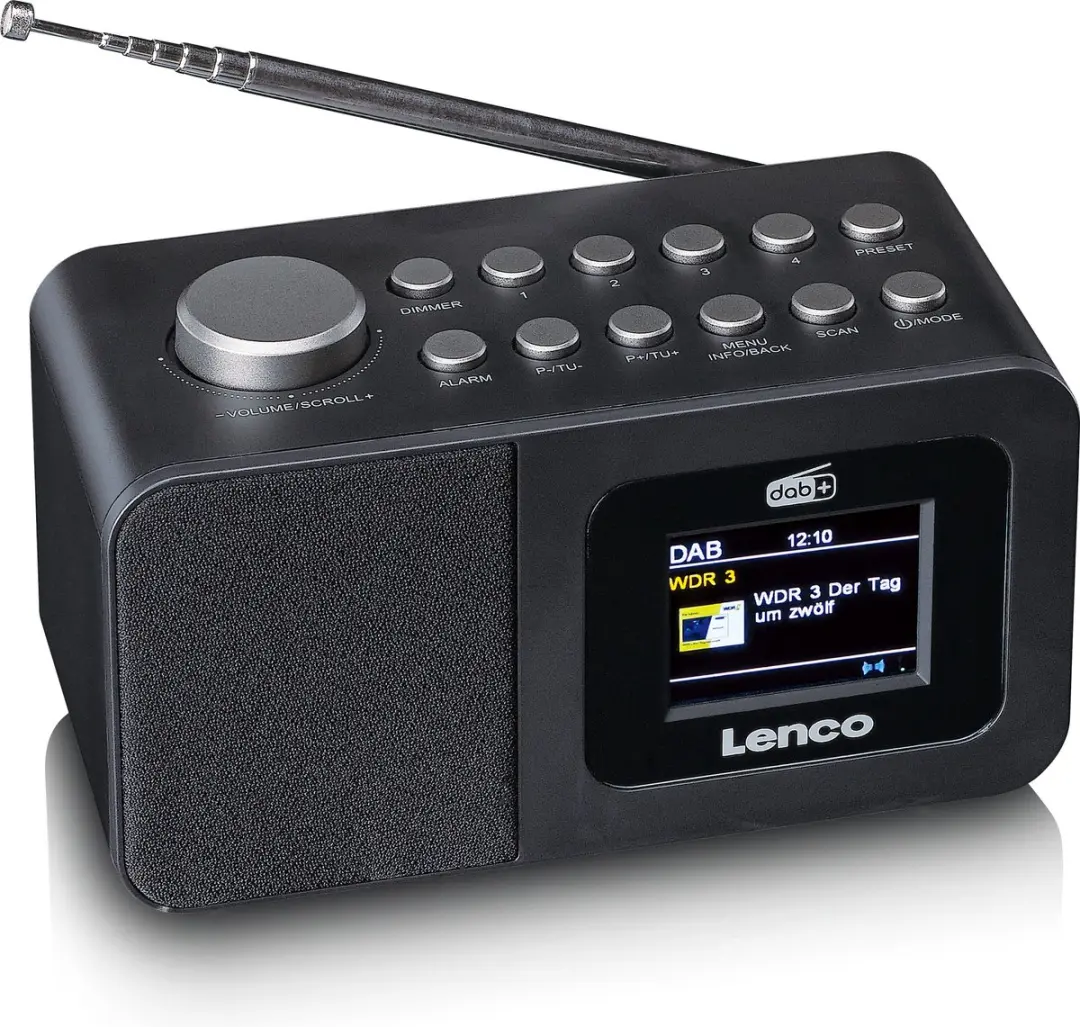 Lenco CR-625BK Wekkerradio