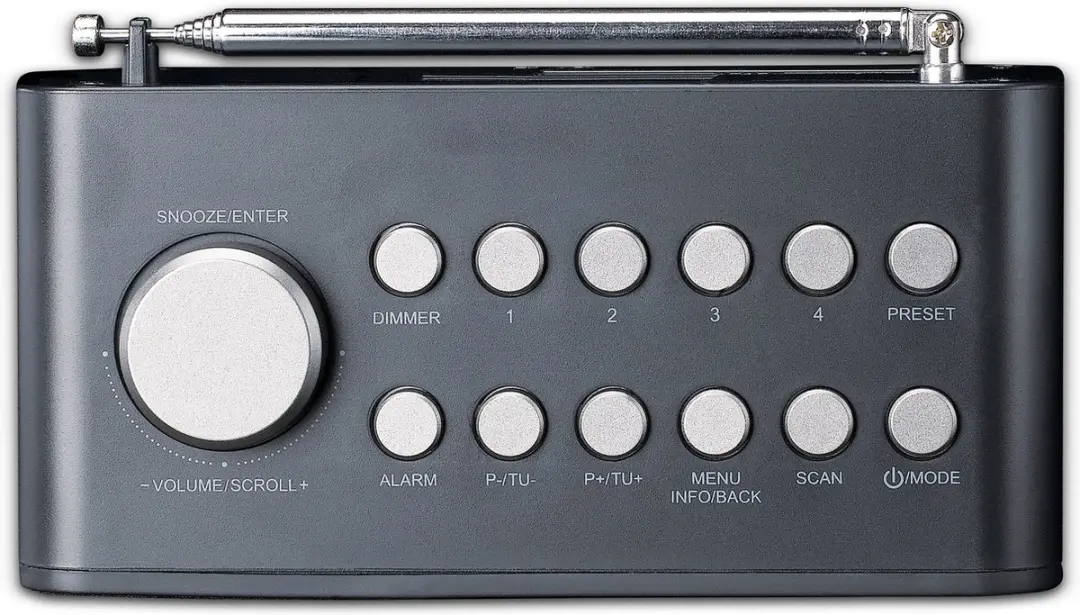 Lenco CR-625BK Wekkerradio - DAB/FM - Dubbel alarm - Zwart