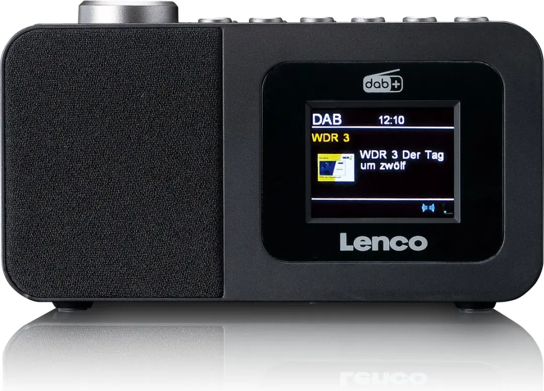 Lenco CR-625BK Wekkerradio - DAB/FM - Dubbel alarm - Zwart