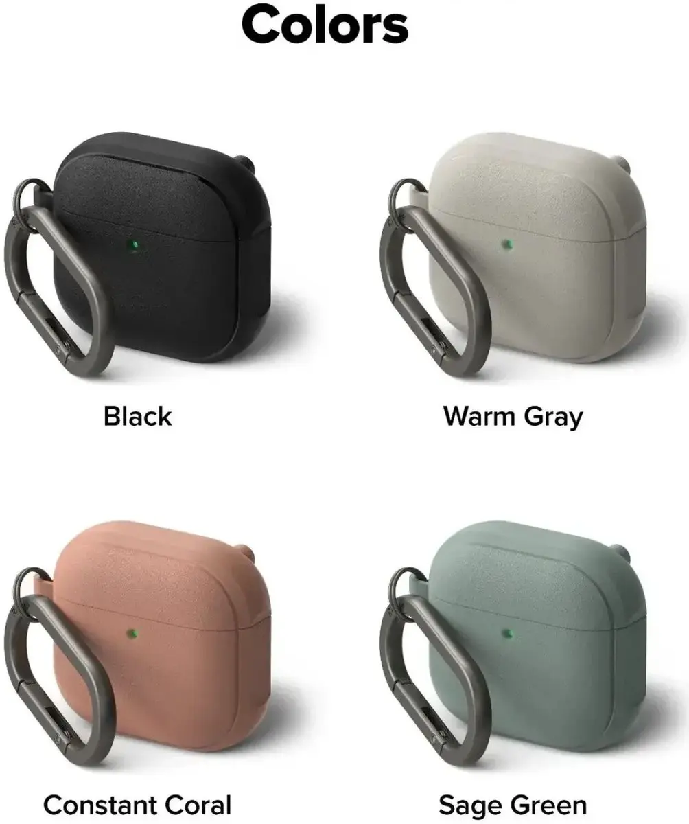 Ringke Onyx Magnetic Hoesje Apple AirPods 4 - Grijs