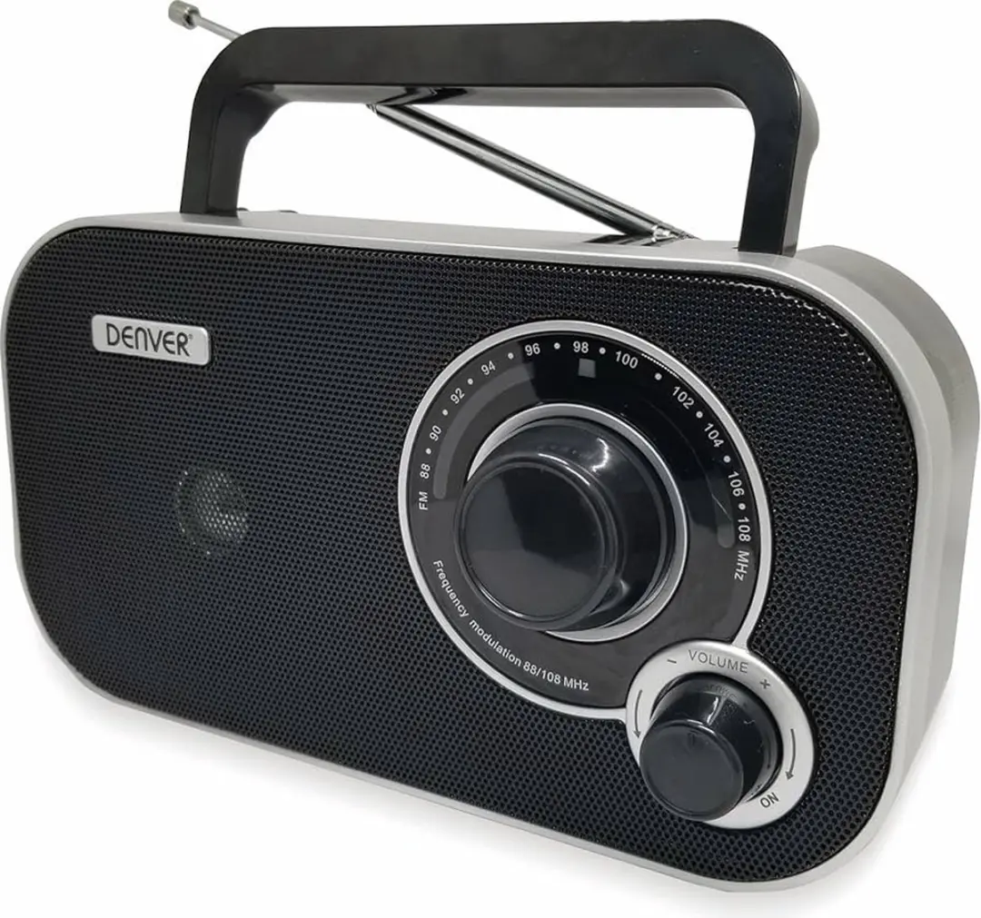 Denver Noodradio AA - 16 Batterijen - Zwart