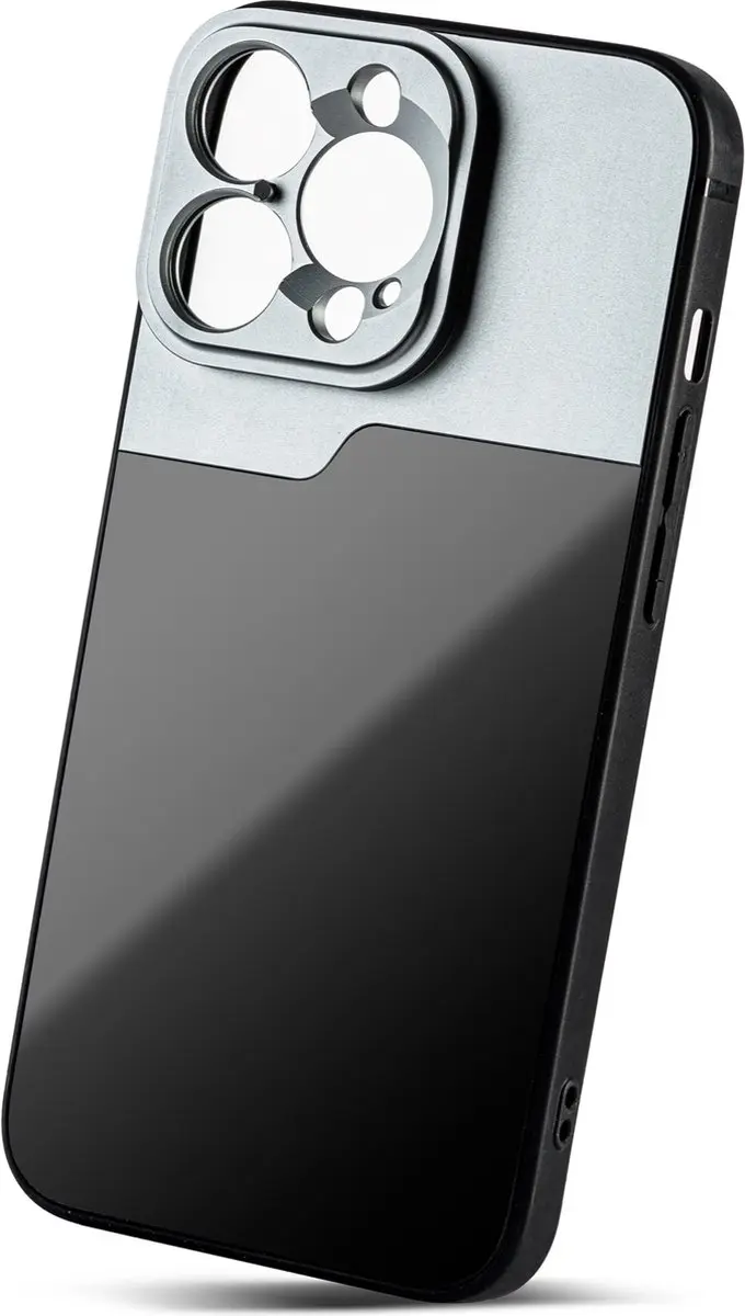 MOJOGEAR MG-CASE-B-i14ProMax 17mm Lenscase - iPhone 14 Pro Max - Zwart/Grijs