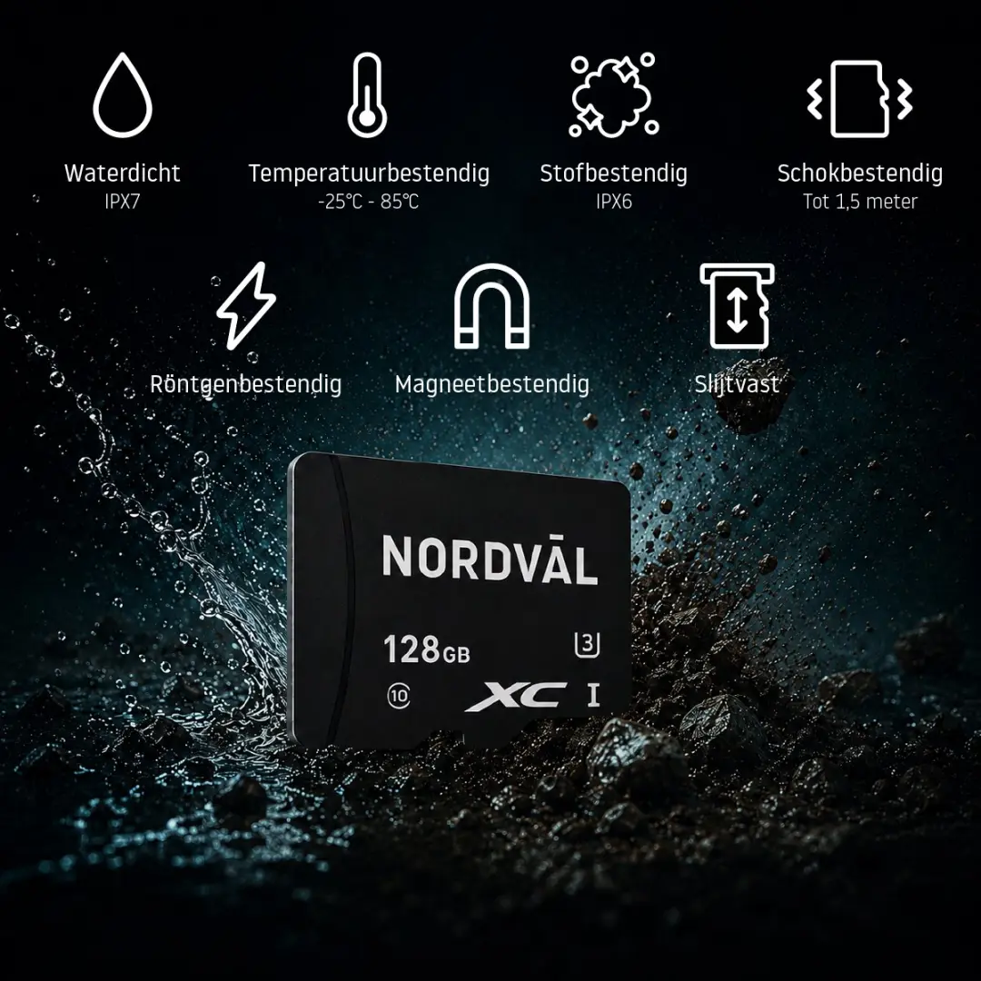 Nordväl Micro SD Kaart MSD01-128GB 128GB - V30 UHS-I