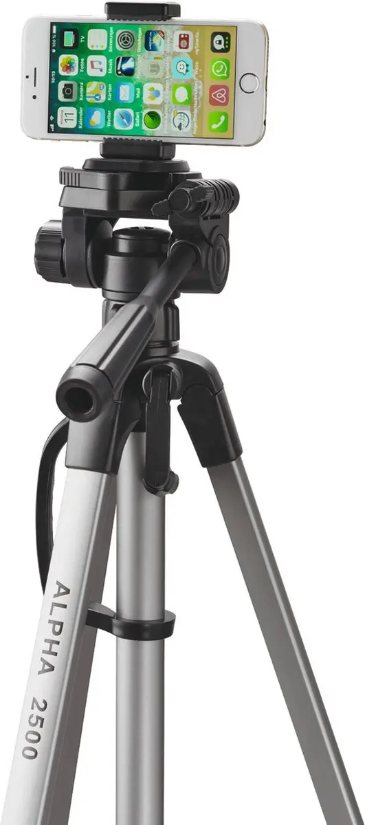 Cullmann Alpha 2500 52126 Statief - 2 Secties - Zilvergrijs