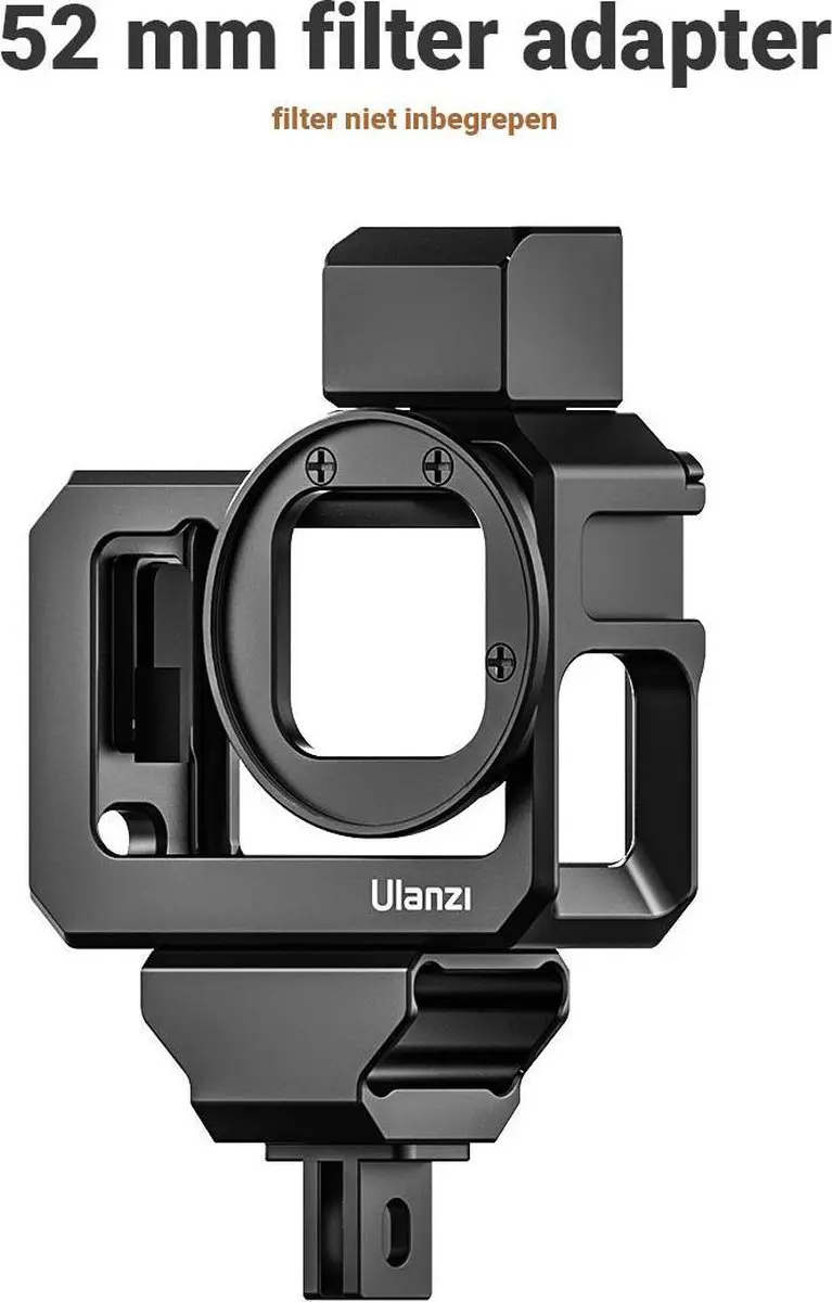 Ulanzi Vlog Cage G9-5 Metaal - GoPro 9/10/11/12/13 - Zwart