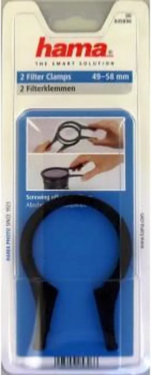 Hama Filterclamp 2x 58mm - Wit