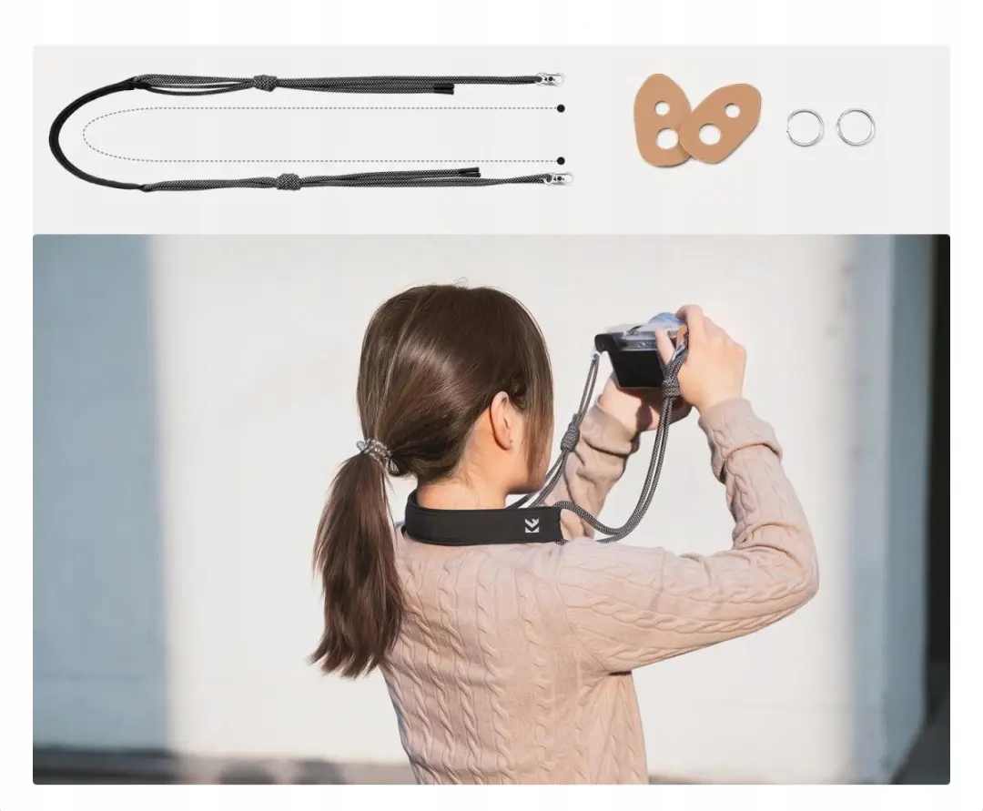 K&F Concept Sling Camera Tas 5L - Zwart