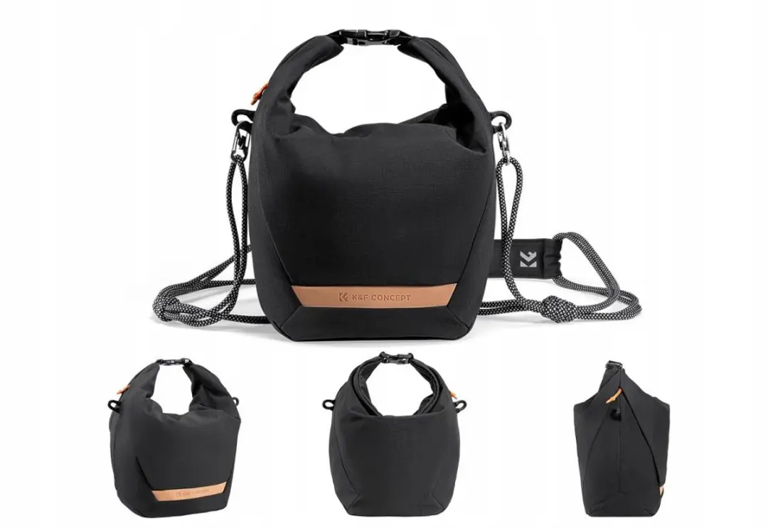 K&F Concept Sling Camera Tas 5L - Zwart