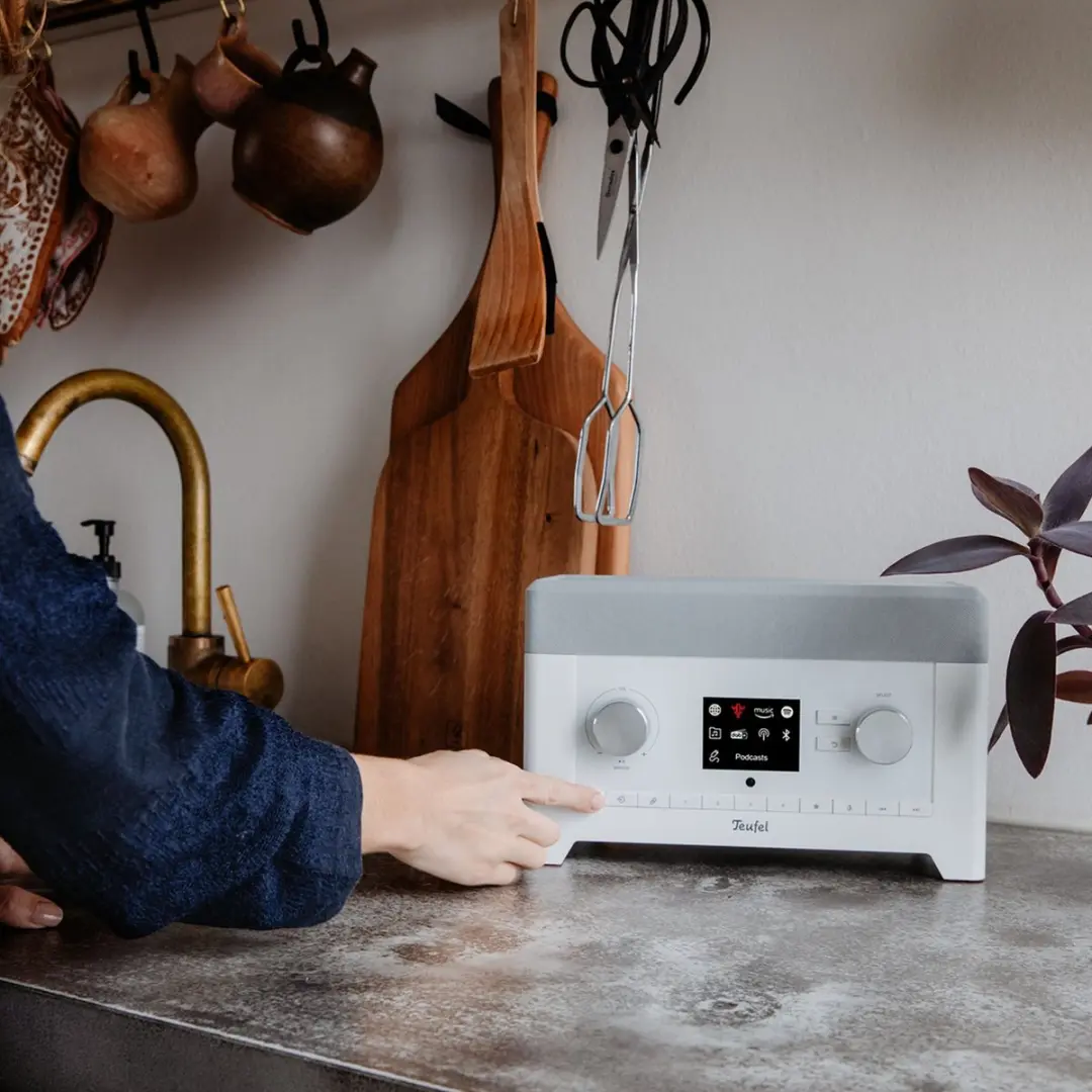 Teufel RADIO 3SIXTY Internetradio - DAB+/FM/Bluetooth - 30W - Wit - afbeelding 6 van 6