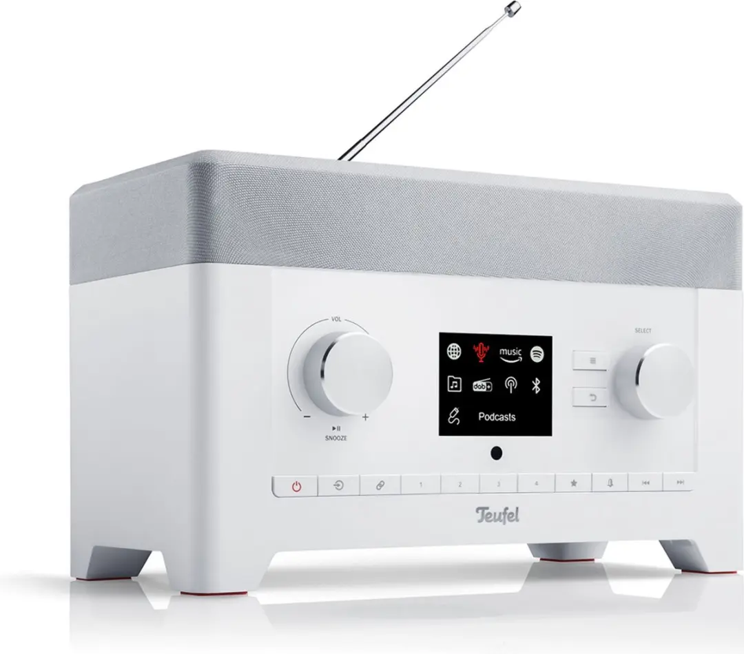 Teufel RADIO 3SIXTY Internetradio - DAB+/FM/Bluetooth - 30W - Wit