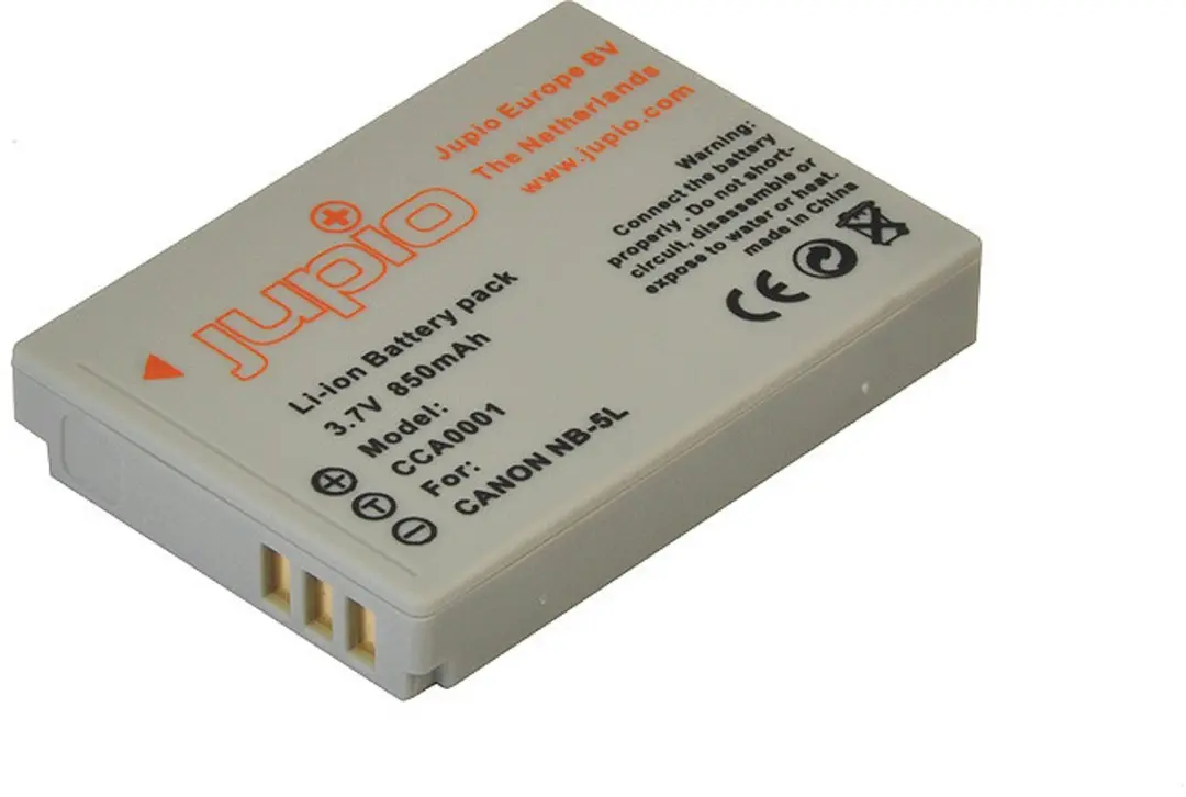 Jupio NB-5L Accu - 850mAh - Compactcamera
