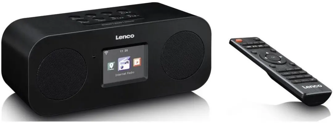 Lenco DIR-121BK Internetradio - Zwart - afbeelding 6 van 6