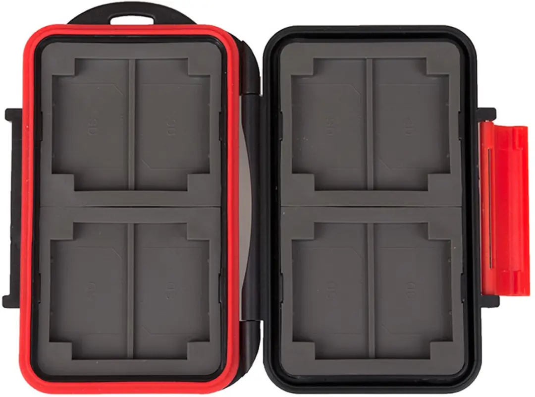 Caruba Multi Card Case MCC-1 - 4xCF + 8xSD - Zwart