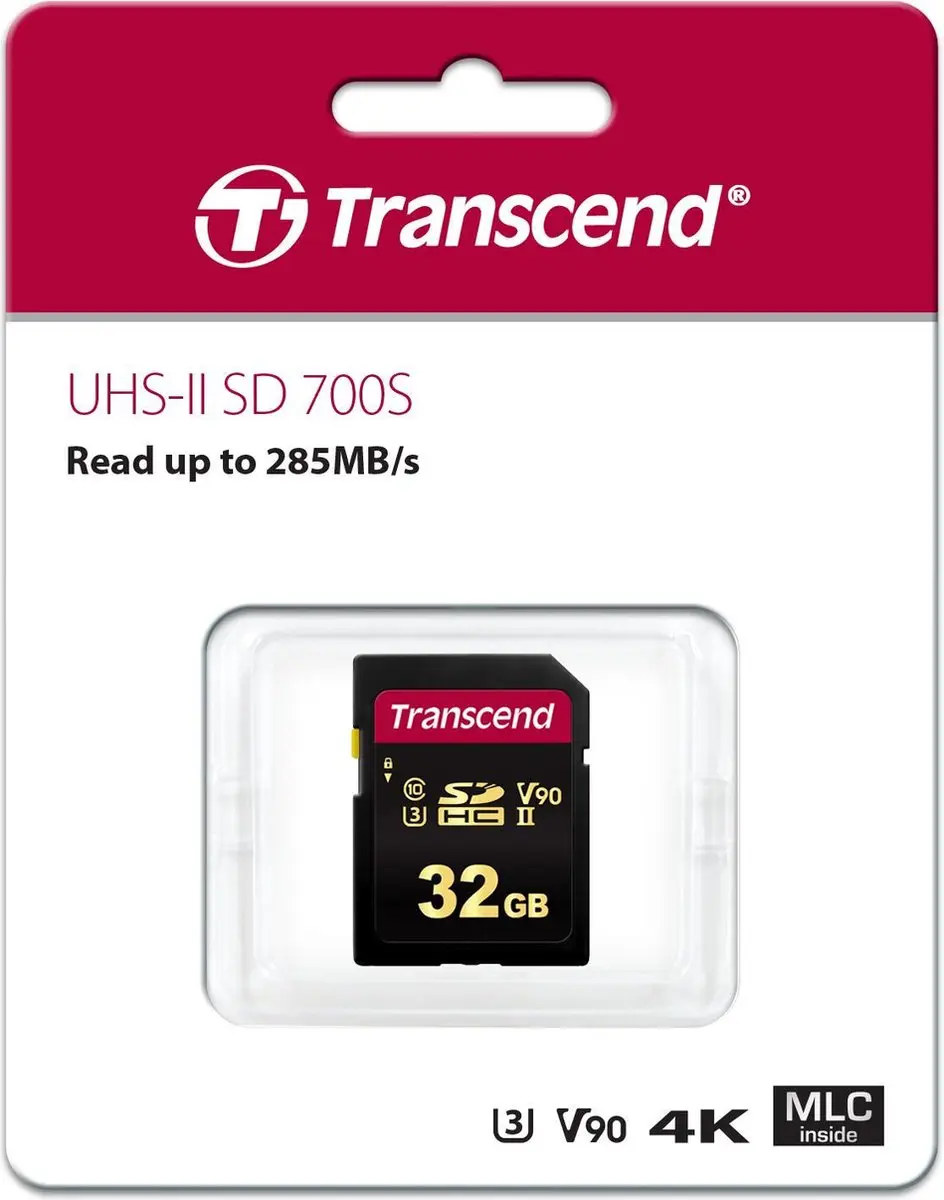 Transcend Premium 700S TS32GSDC700S SDHC-kaart 32GB - UHS-II v90