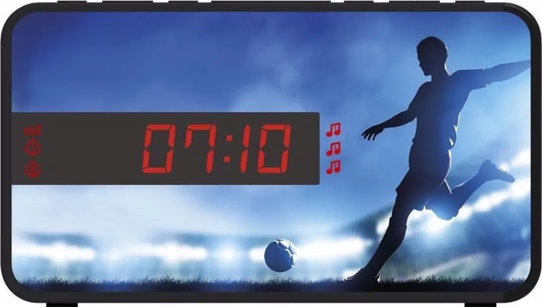 Bigben Kinderwekker TW901 Voetbal - 2 Wektijden - afbeelding 6 van 6