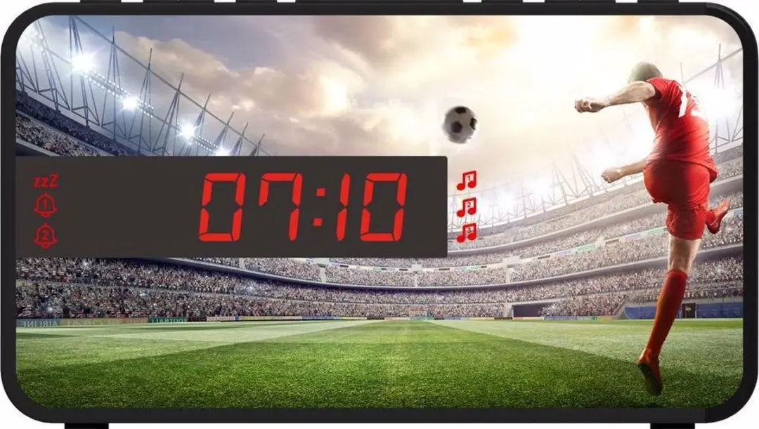 Bigben Kinderwekker TW901 Voetbal - 2 Wektijden
