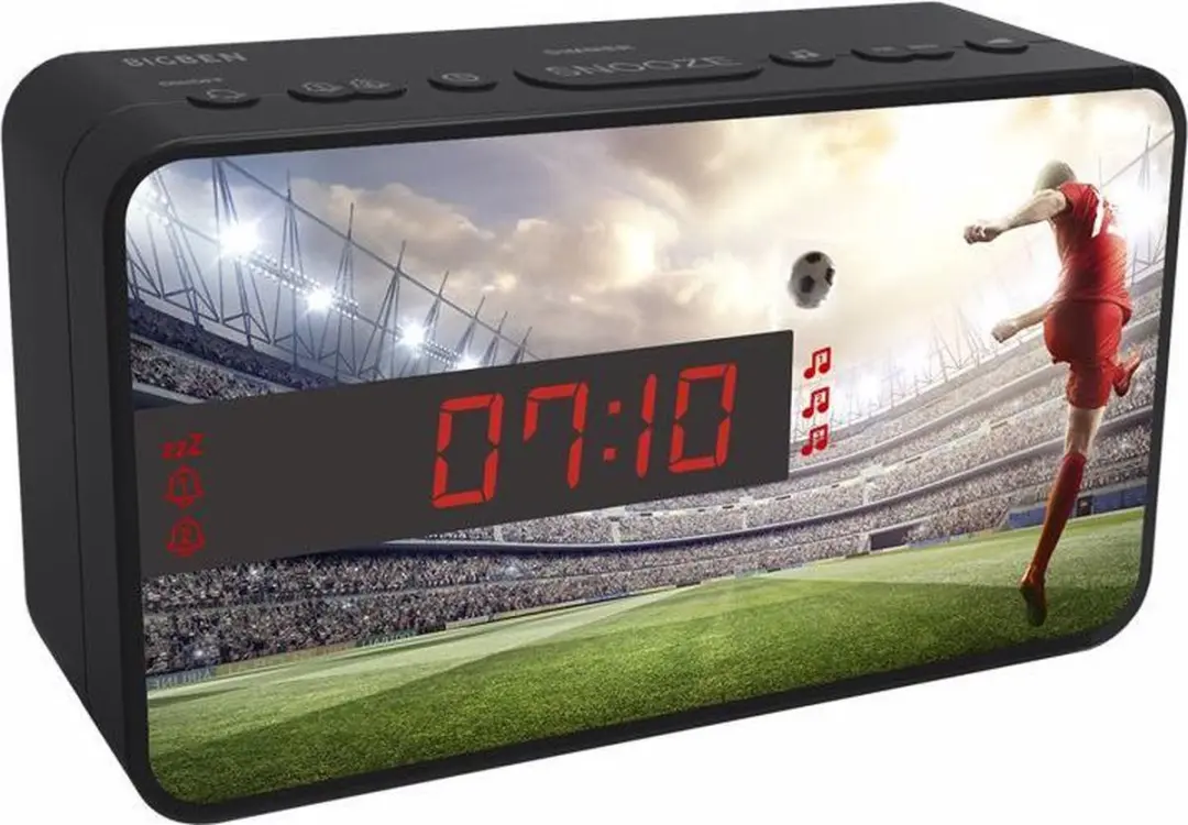 Bigben Kinderwekker TW901 Voetbal - 2 Wektijden