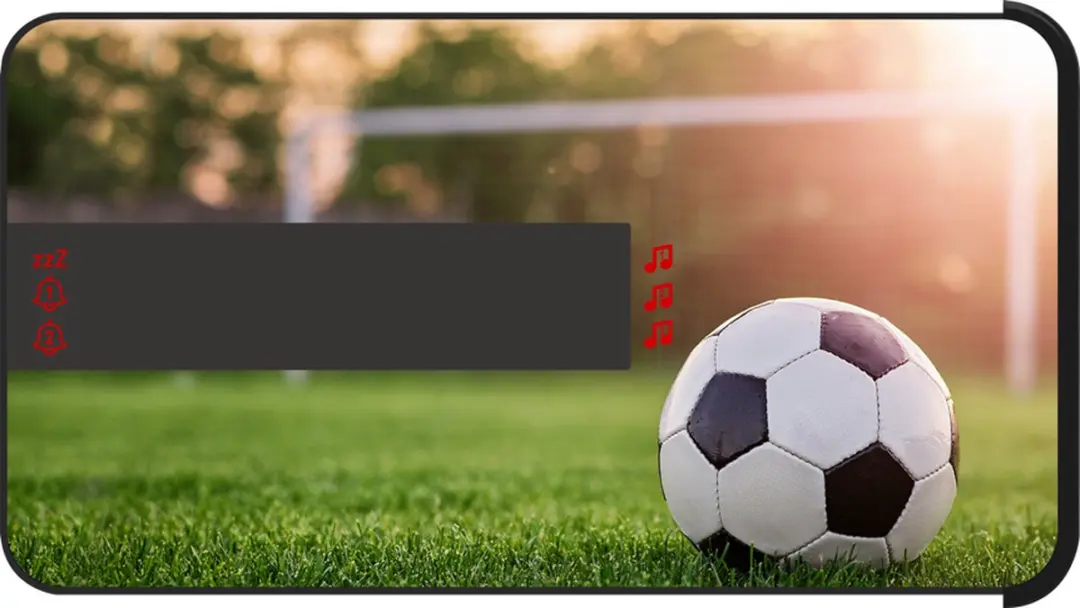 Bigben Kinderwekker TW901 Voetbal - 2 Wektijden