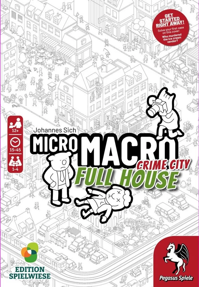 Asmodee MicroMacro Crime City Full House - 1-4 Spelers