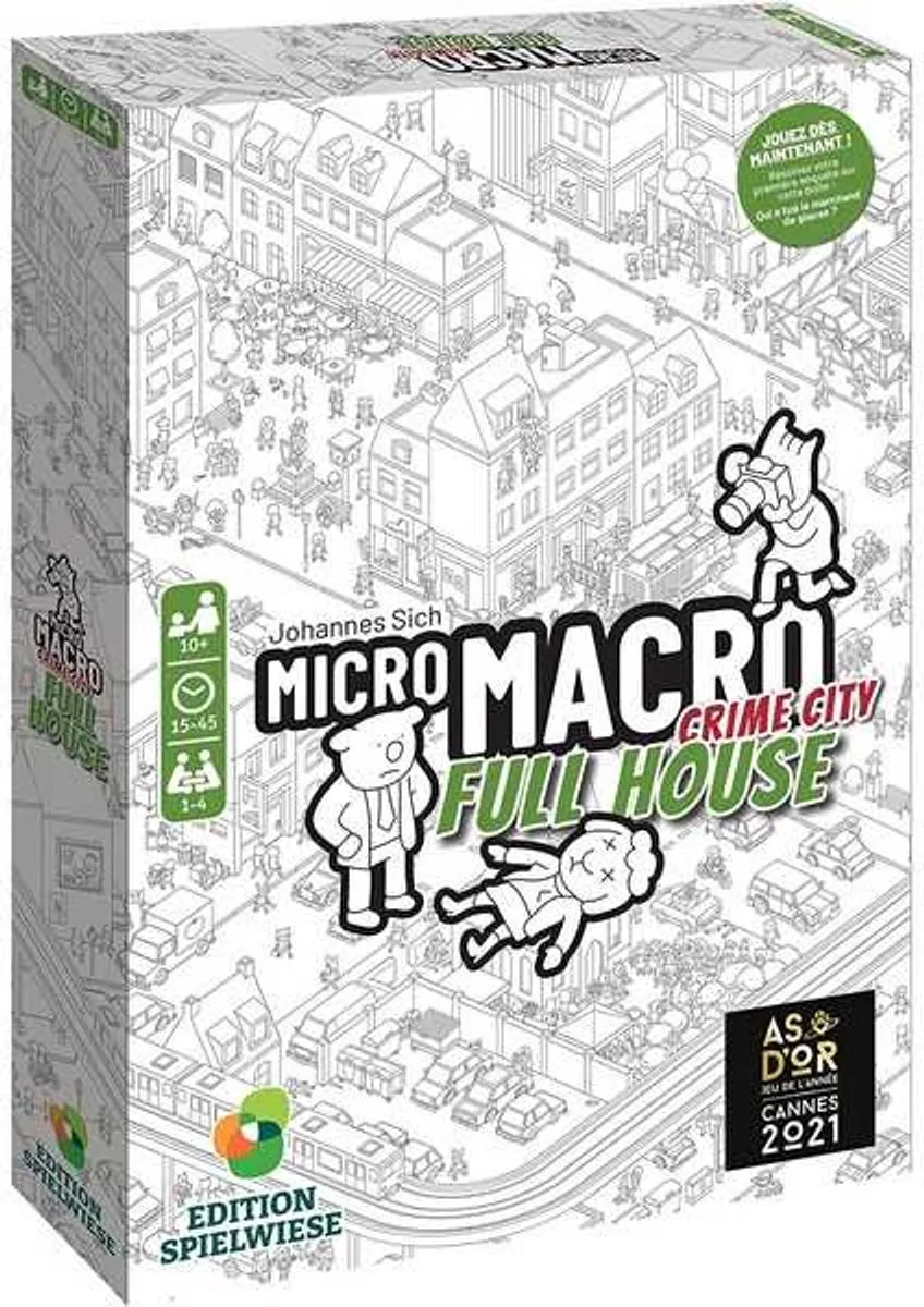 Asmodee MicroMacro Crime City Full House