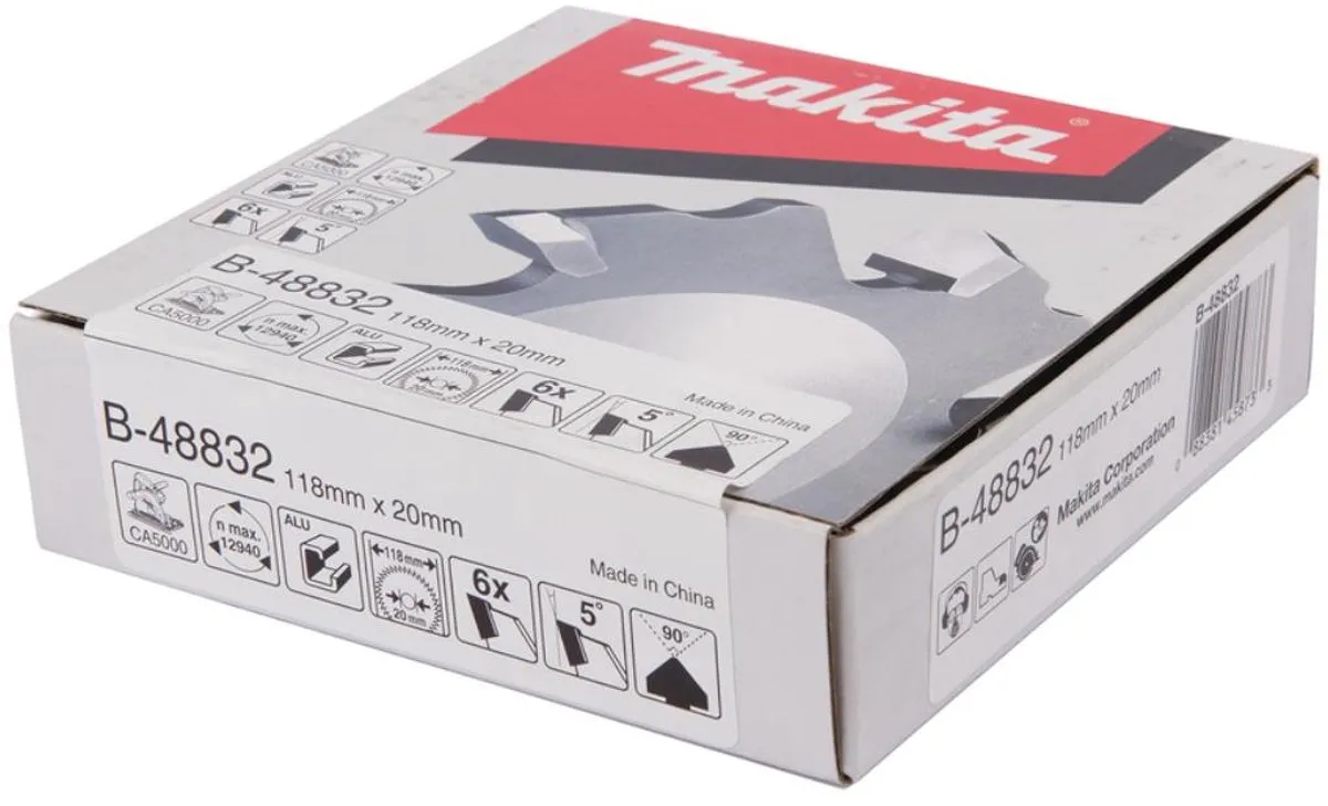Makita B-48832 Cirkelzaagblad Aluminium - 6 Tanden
