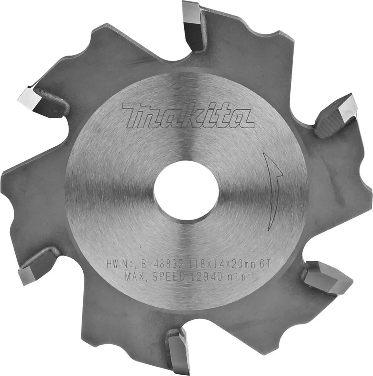 Makita B-48832 Cirkelzaagblad Aluminium - 6 Tanden