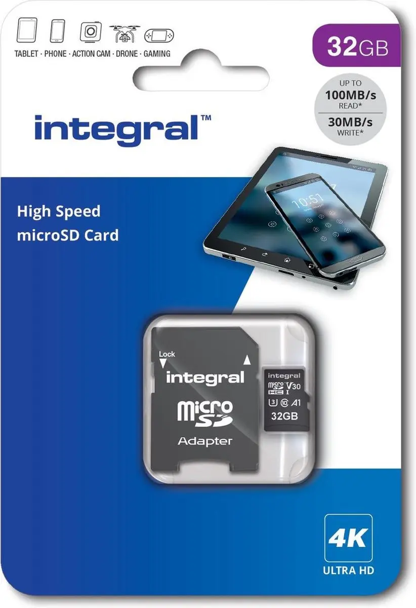 Integral INMSDH32G-100V30 Geheugenkaart 32GB