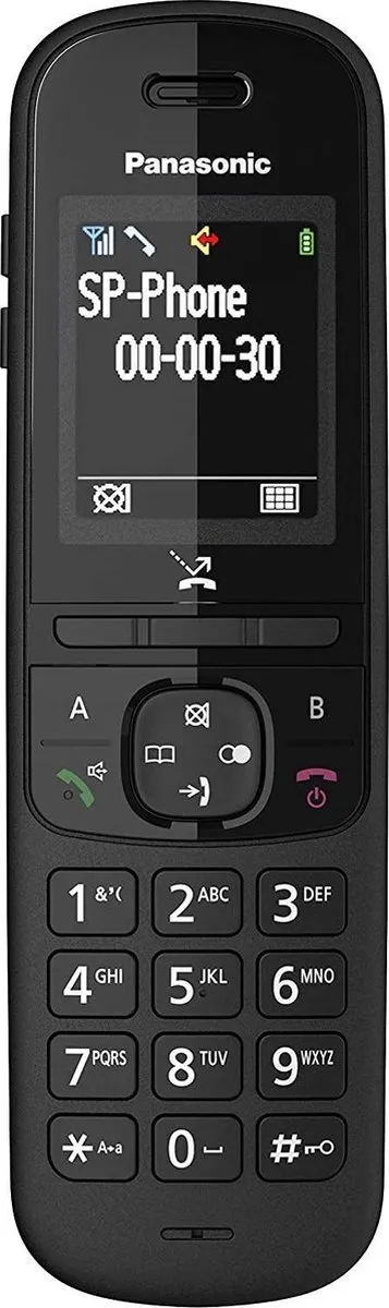 Panasonic KX-TGH710 DECT Telefoon - Zwart - afbeelding 4 van 6