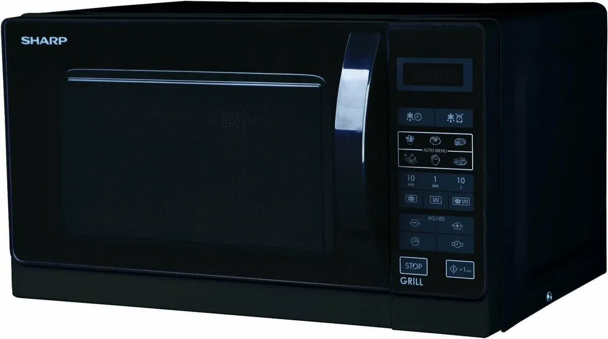 Sharp R-742BKW Magnetrongrill 25L - 900W - Zwart - afbeelding 3 van 3
