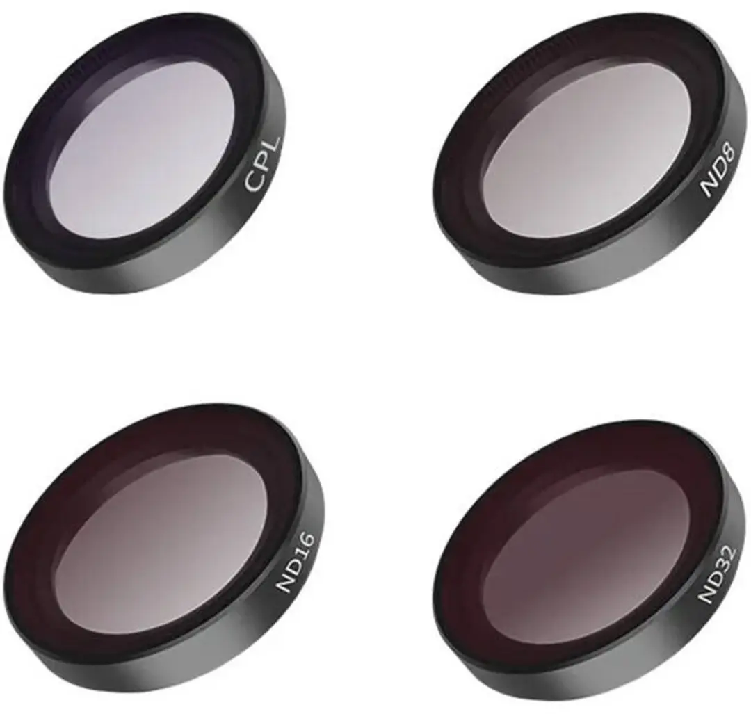 Telesin CPL ND8/ND16/ND32 Filterset Insta360 Go3 - Zwart - afbeelding 2 van 6