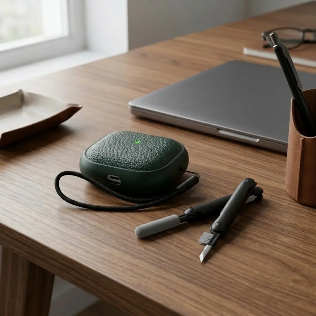 NUVEX Hoesje AirPods Pro 2 - Groente - met reinigingsset