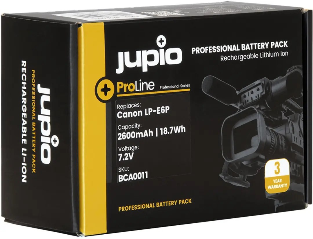 Jupio ProLine LP-E6P Accu 2600mAh