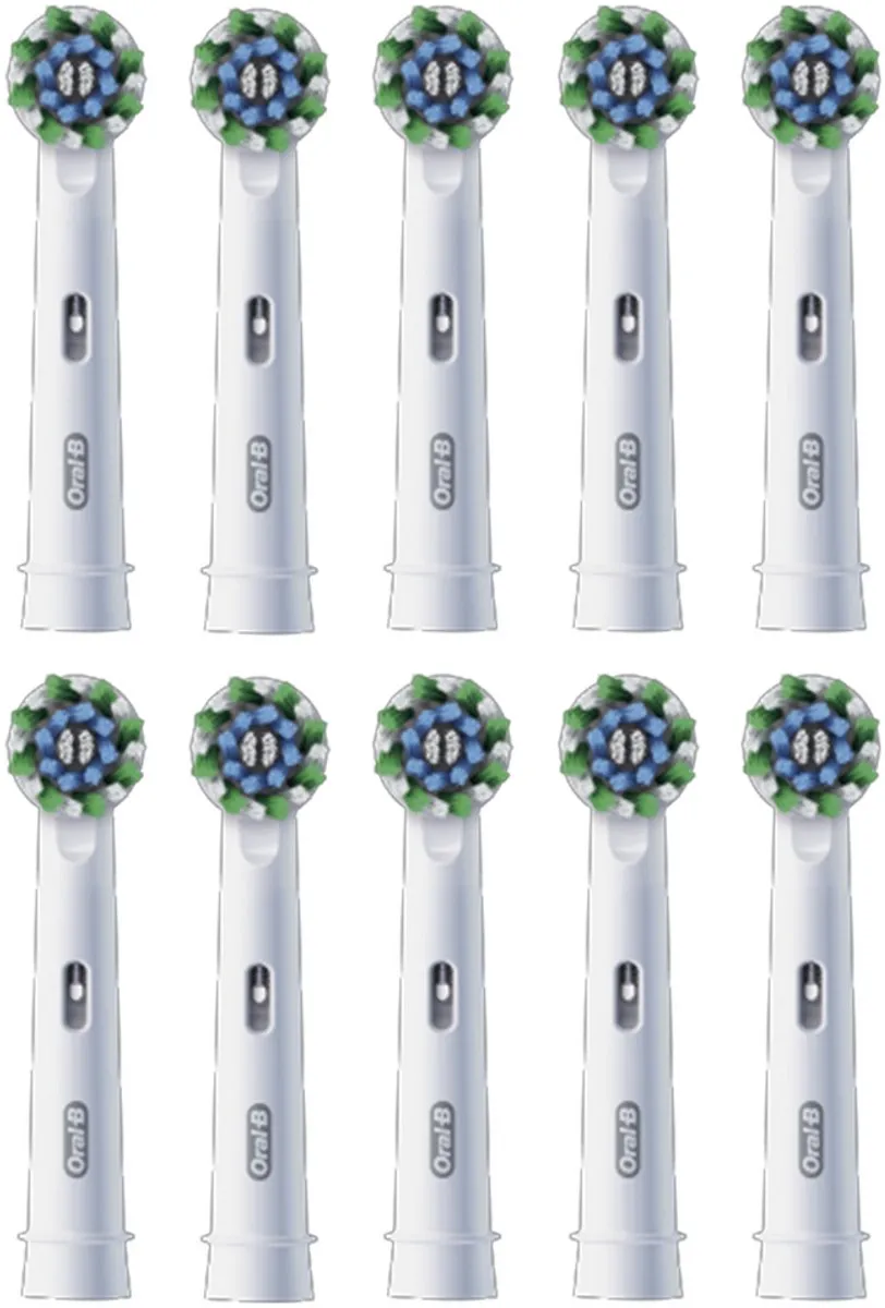 Oral-B Pro Cross Action Opzetborstels 10 Stuks - Wit