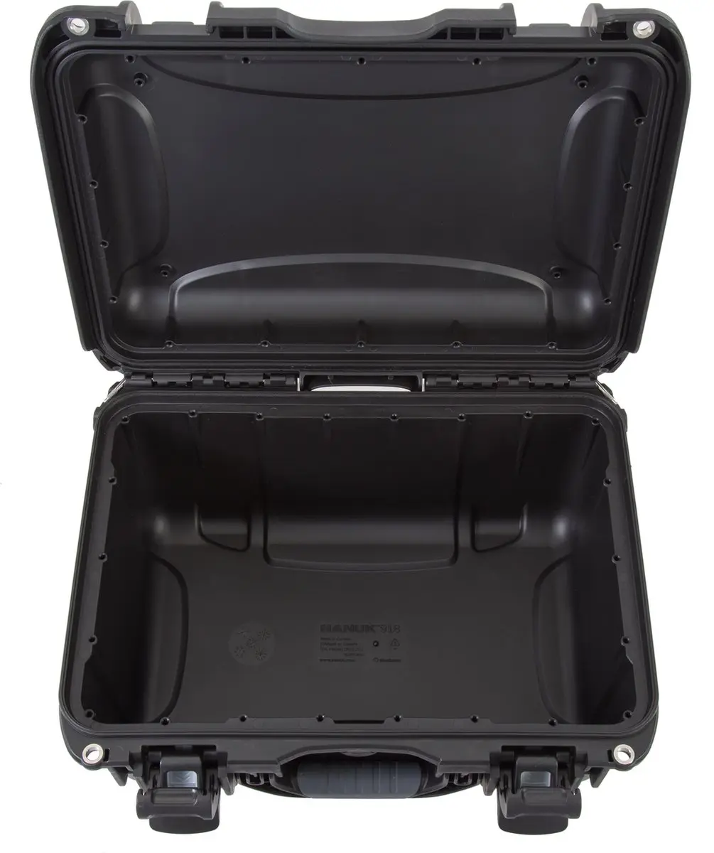 Nanuk 918 Koffer - Zwart - 15.6" - 5 Lenzen