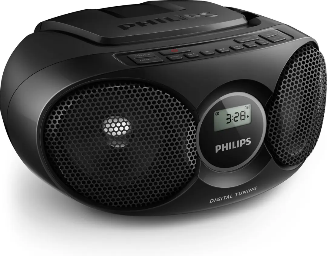 Philips AZ215B Radio/CD-speler - Zwart