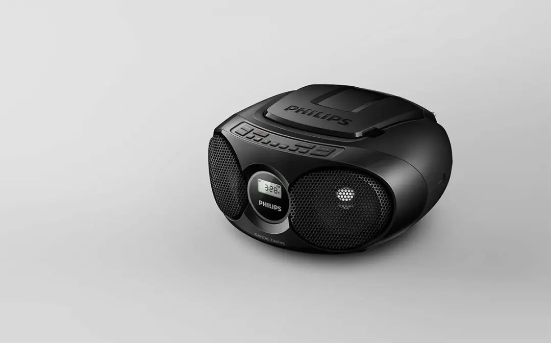Philips AZ215B Radio/CD-speler - Zwart
