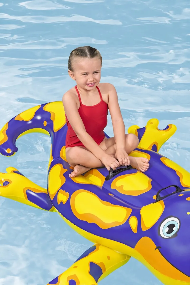Bestway Opblaasbare Salamander Figuur 191x119cm - Paars/Geel