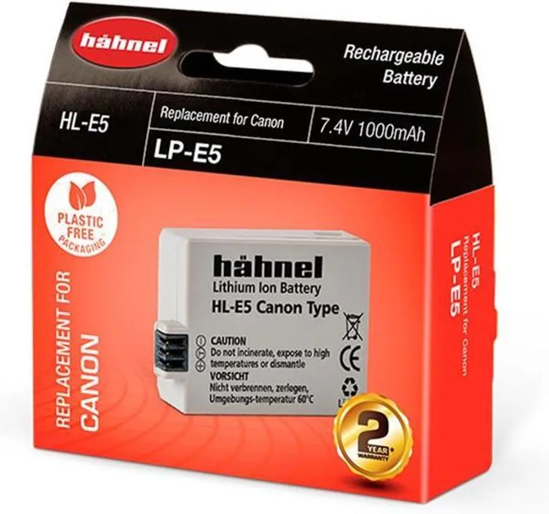 Hähnel HL-E5 Accu - Canon LP-E5 1000mAh