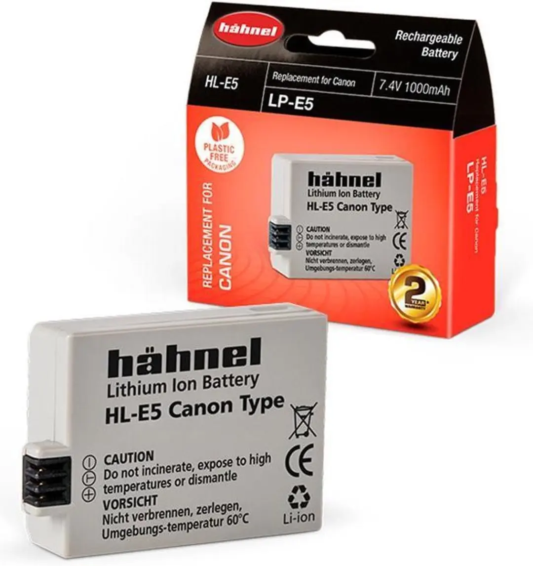 Hähnel HL-E5 Accu - Canon LP-E5 1000mAh